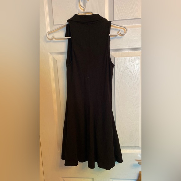 Zara ribbed lapel collared dress - Picture 6 of 7